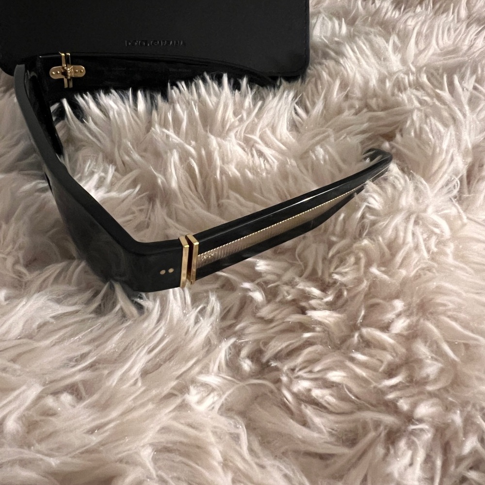 Dolce & Gabbana Black and Gold Sunglasses NEW!!! - Picture 5 of 5